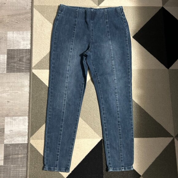 Soft Surroundings The Ultimate Denim Pull-on Skinny Jeans Women's Size M - Picture 1 of 8